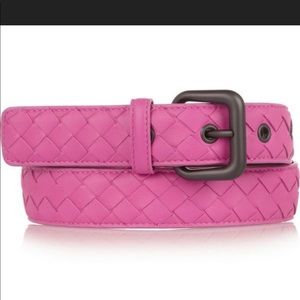 Bottega Veneta cintura intrecciato lilac belt 90cm